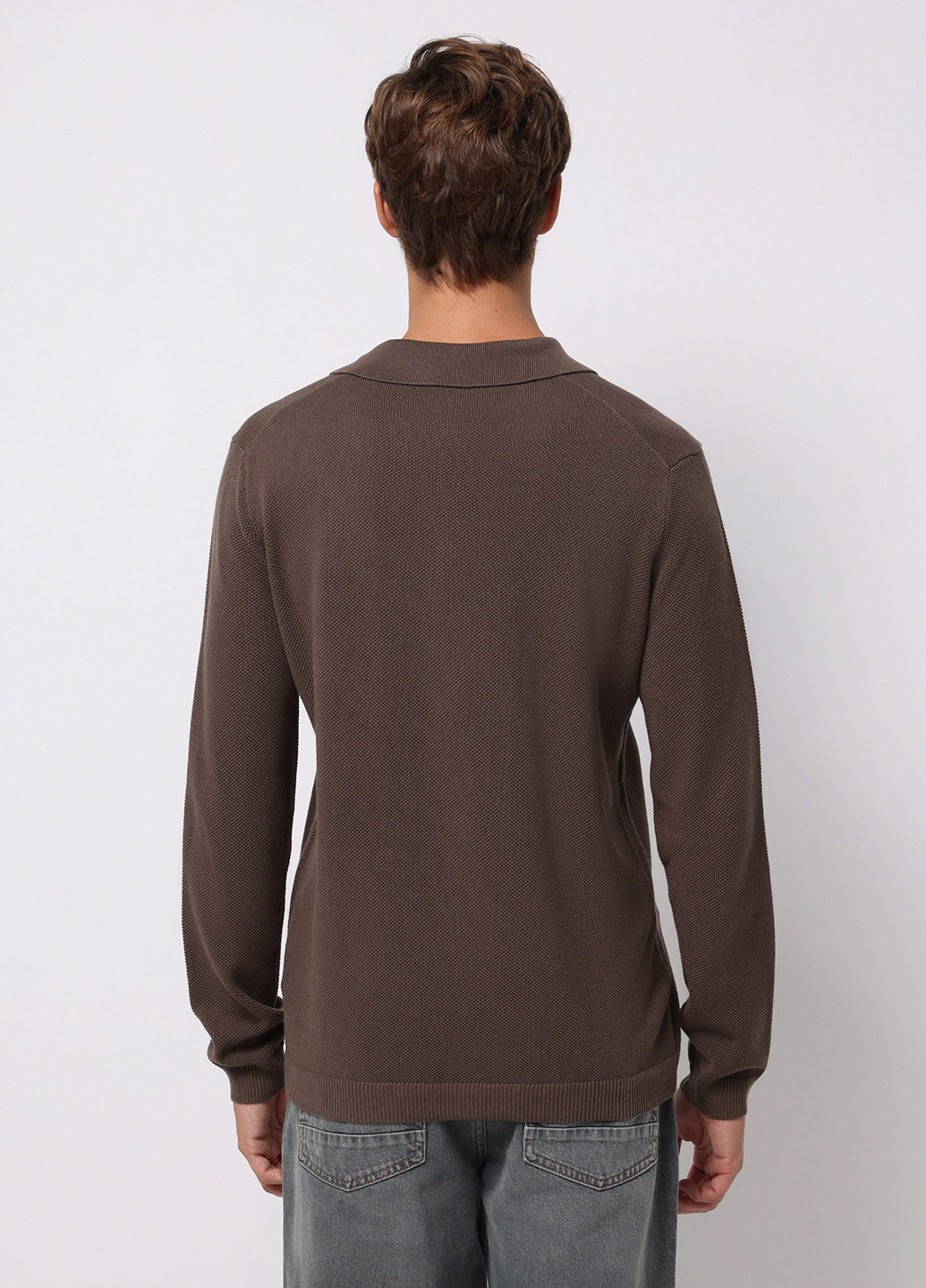 Коричневий зимовий светр Colin's