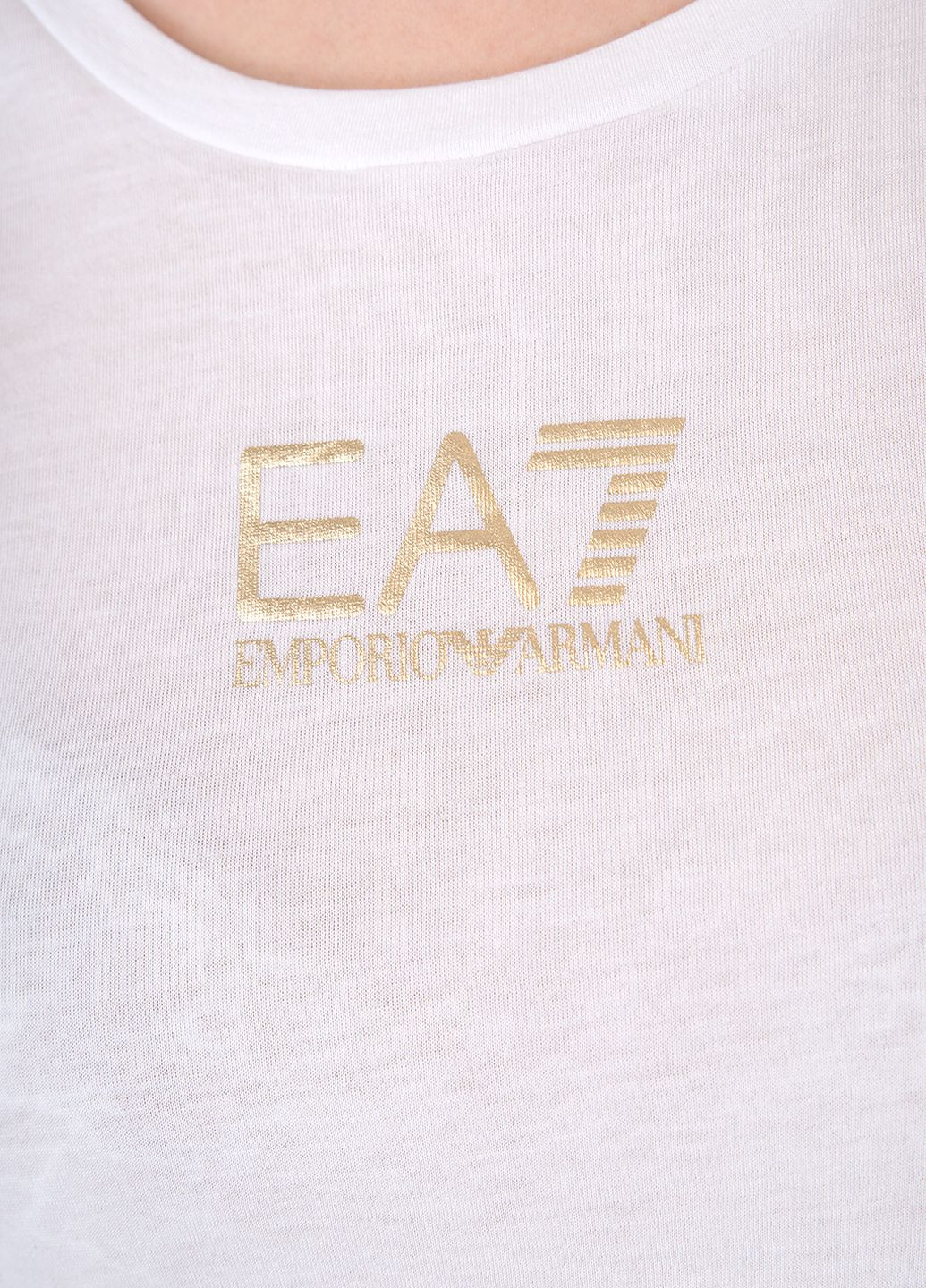 Біла літня футболка ARMANI EA7