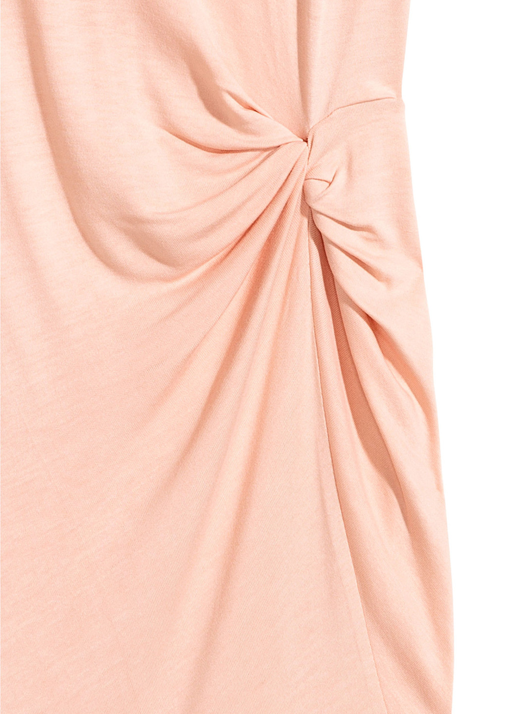 Персикова кежуал сукня H&M однотонна