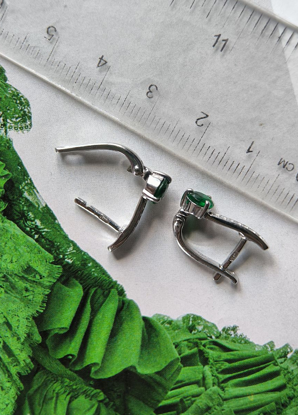 Серьги Silver Flame (354214689)