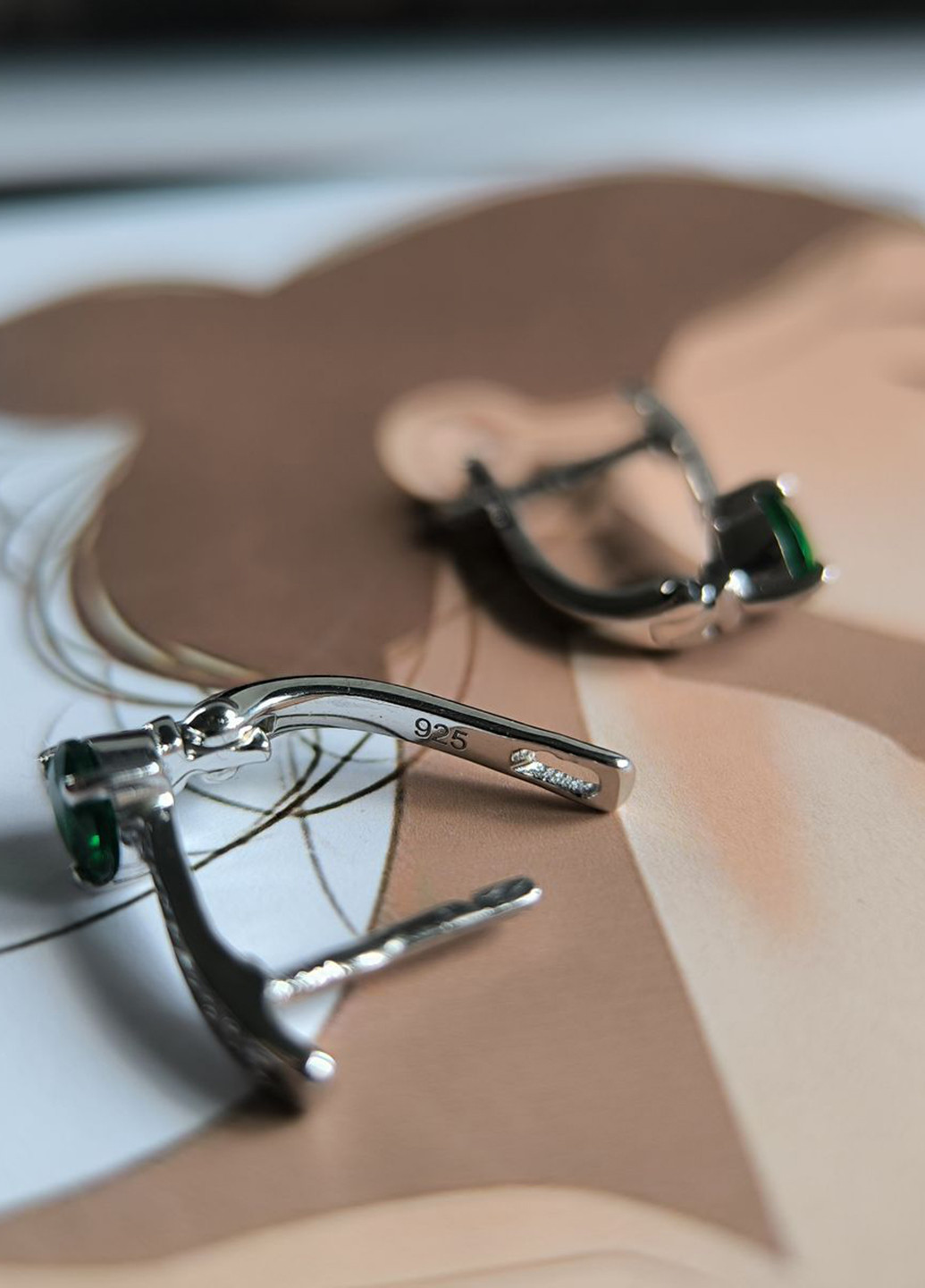 Серьги Silver Flame (354214689)