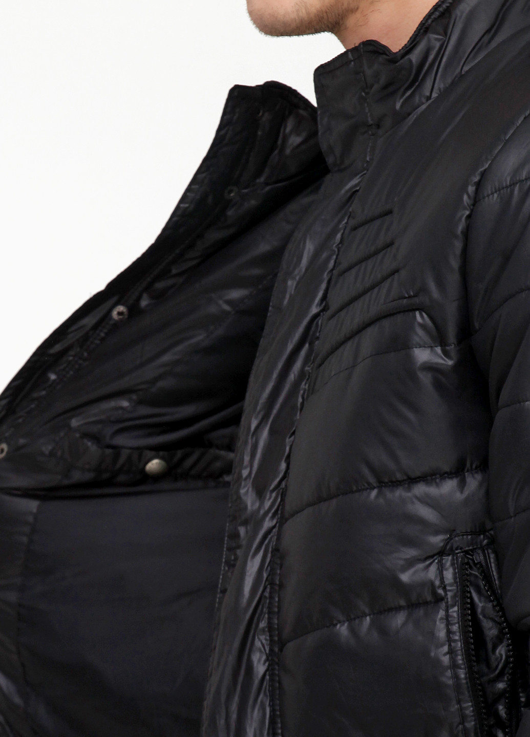 Черная демисезонная куртка Scott & Fox