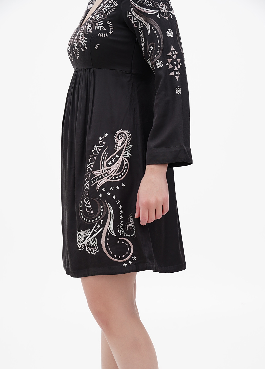 Темно-серое кэжуал платье Odd Molly однотонное