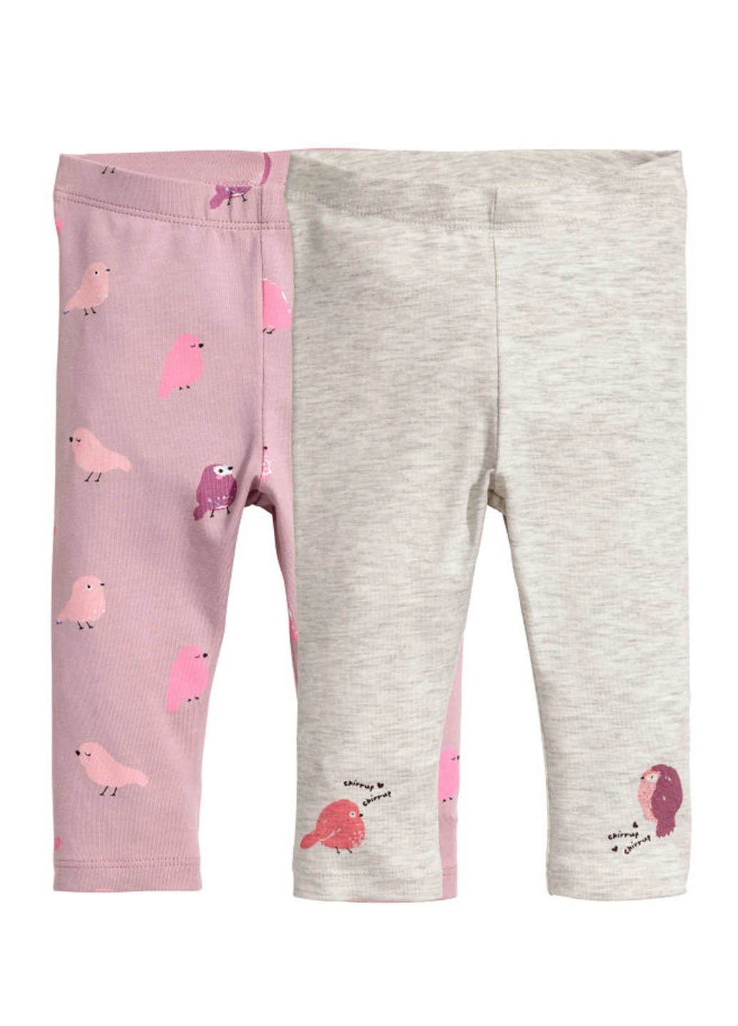 Комбинированные демисезонные леггинсы (2 шт.) H&M