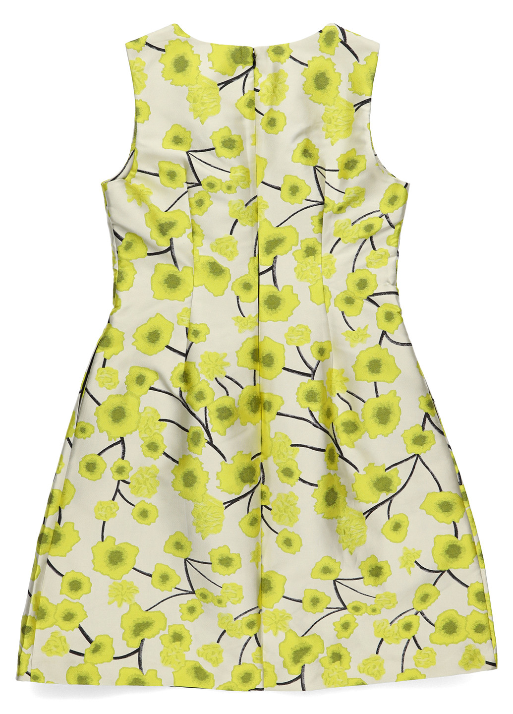 Желтое кэжуал платье Apart с цветочным принтом