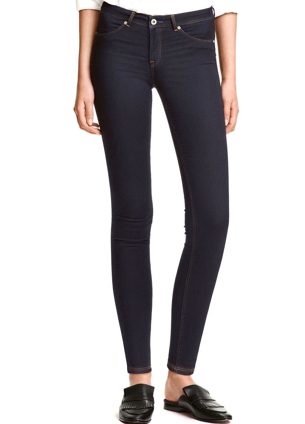 Джинсы джеггинсы с низкой посадкой H&M - (250037764)