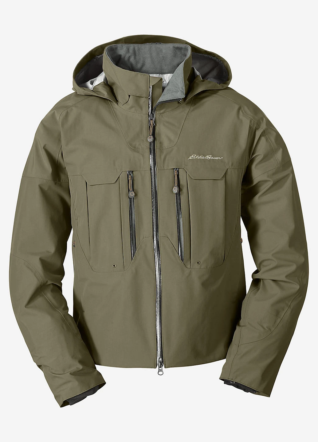 Зеленая зимняя куртка Eddie Bauer