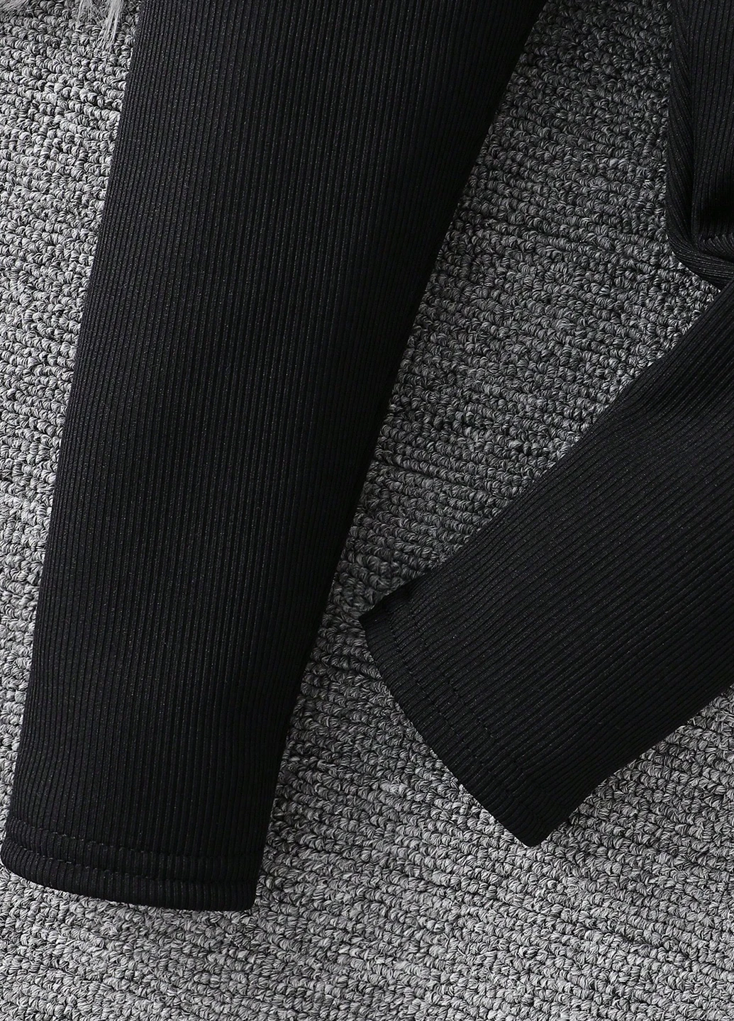 Черные зимние леггинсы SHEIN