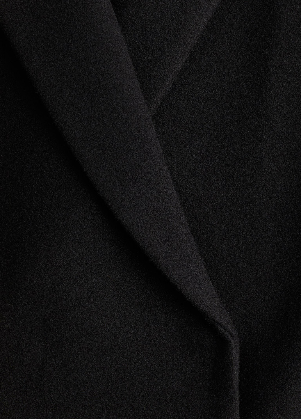 Чорне демісезонне Пальто однобортне H&M