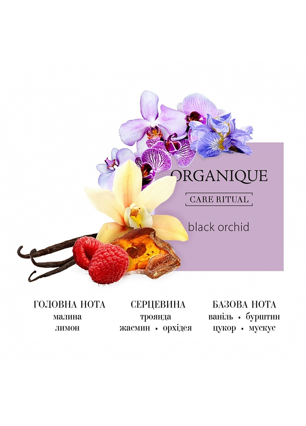 Ароматний туман для тіла спрей – Body Mist Black Orchid Fragrance Ritual 100мл 322103 Organique (231263416)