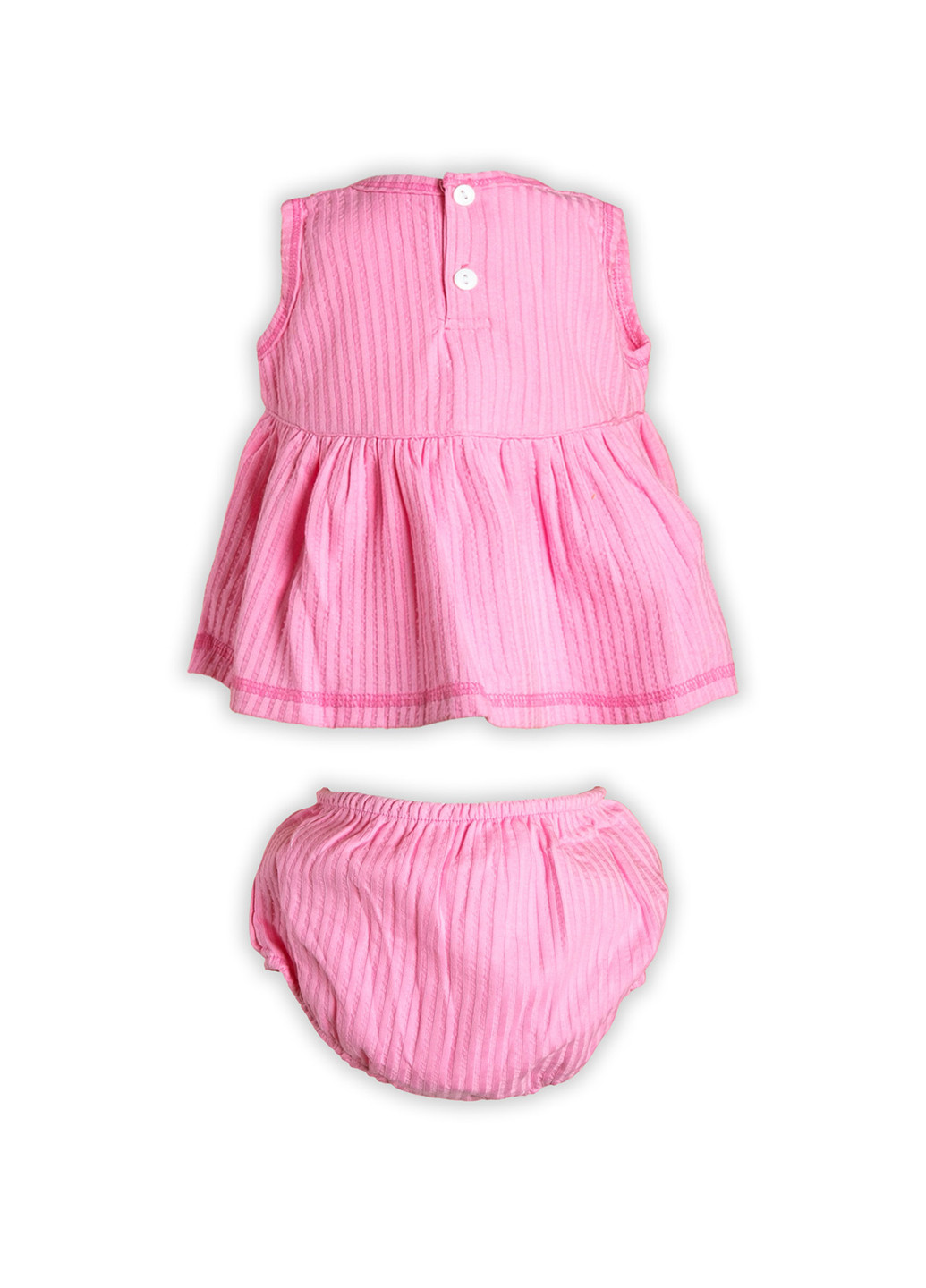Розовый летний комплект (платье, трусики) Place