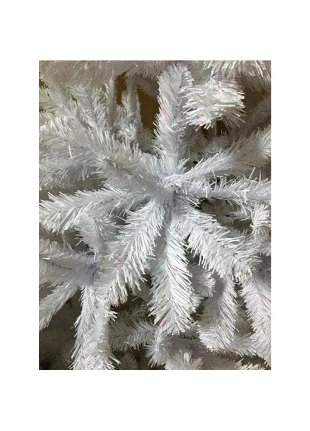 Искусственная сосна Icelandic iridescent белая с блеском, 2,15 м (8711473061635) Triumph Tree (254593366)