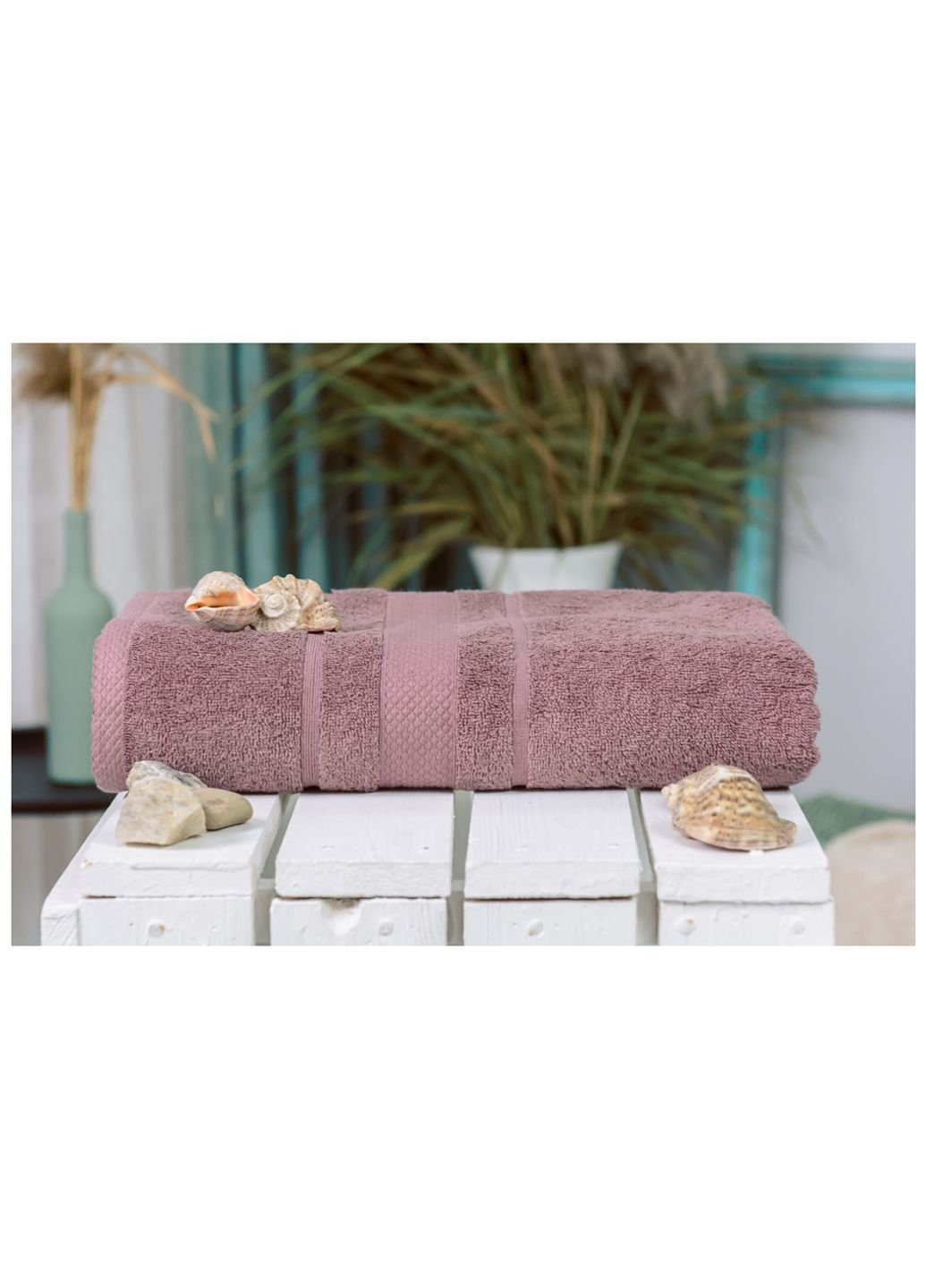 Полотенце банное №5013 SoftNess Violet 40x70 см (2200003181630) Mirson фиолетовый