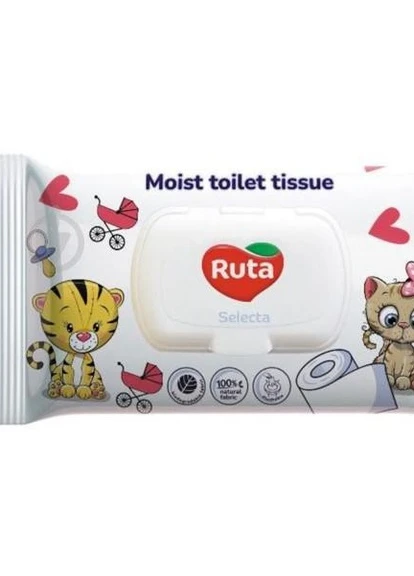 волога туалетний папір " Selecta" 40шт Ruta (249162749)