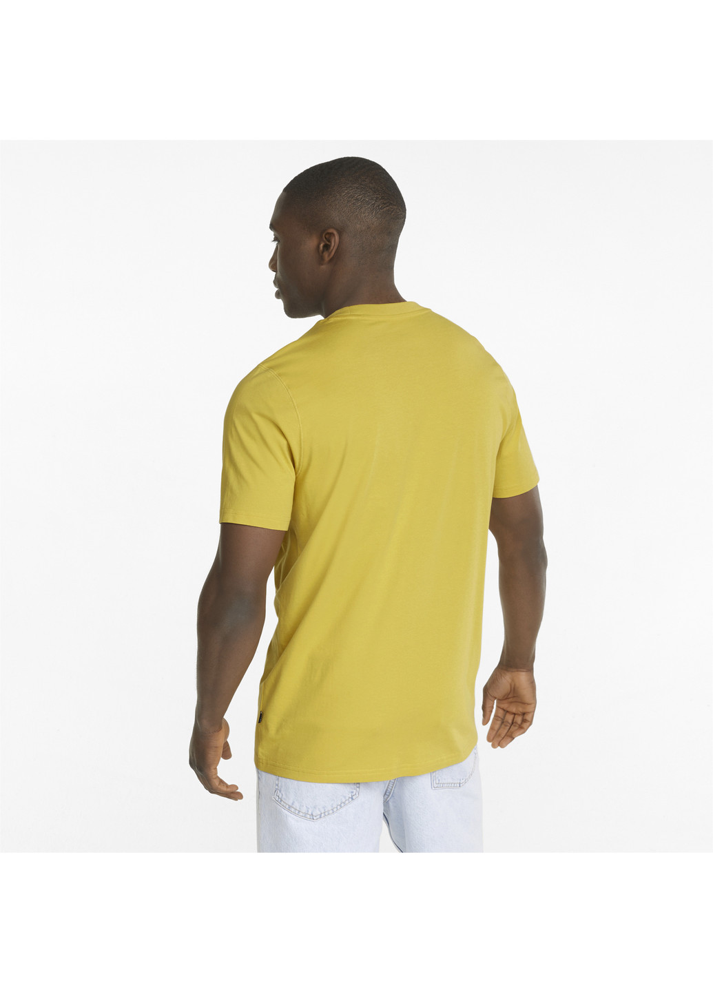 Жовта футболка modern basics pocket men's tee Puma