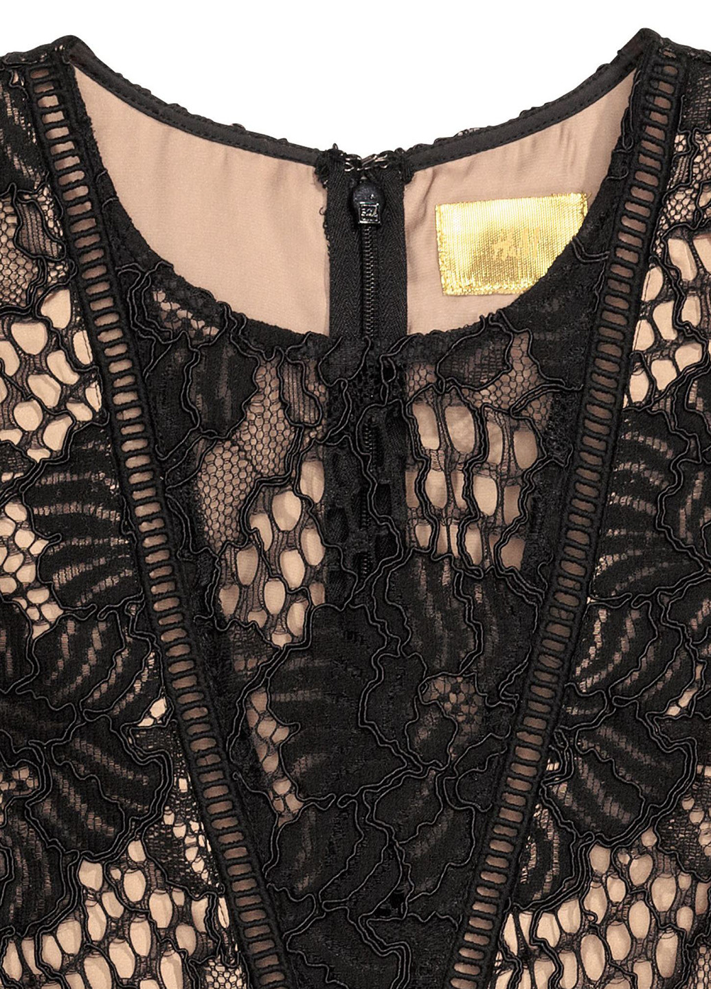 Черное коктейльное платье H&M однотонное