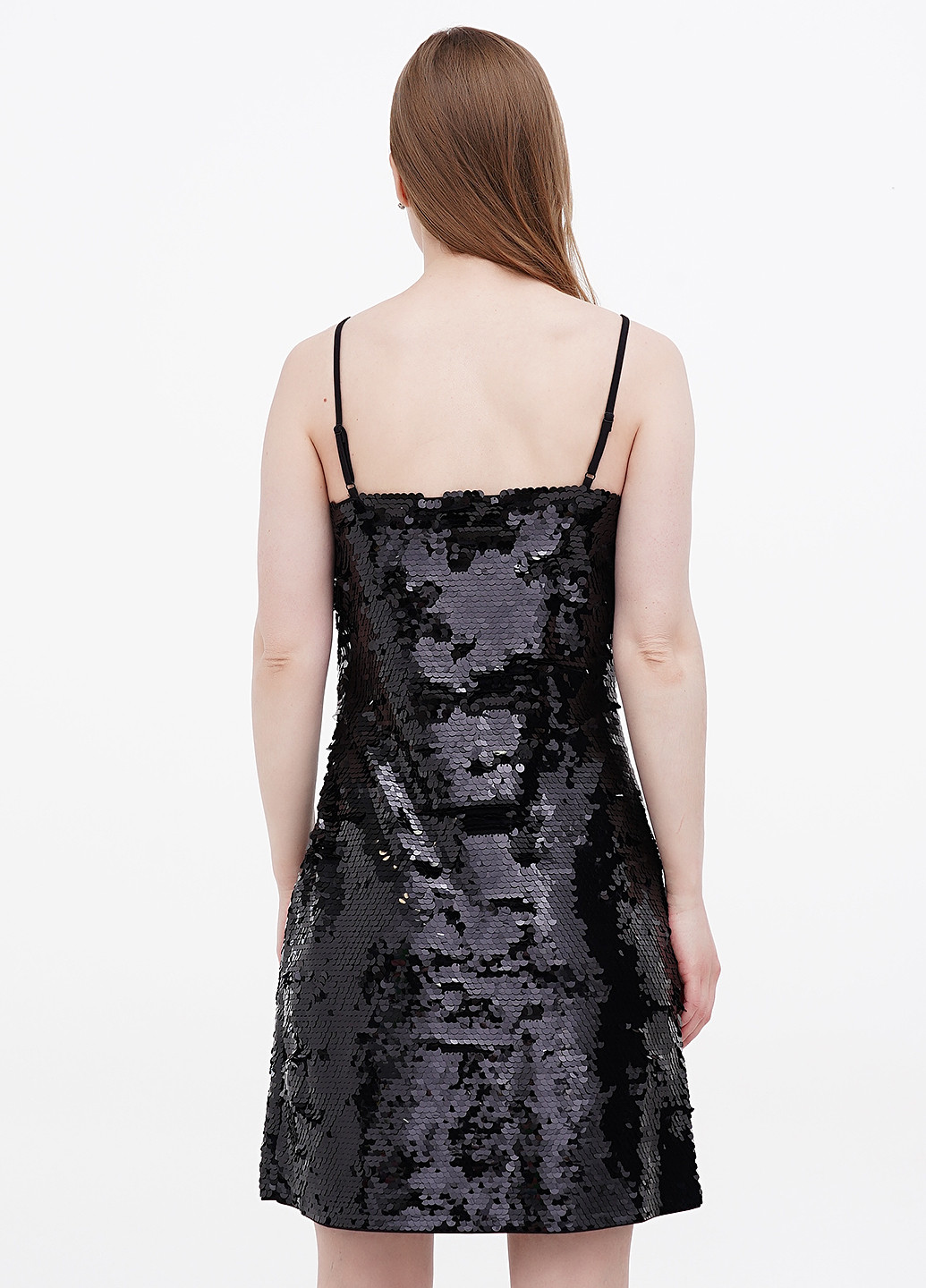 Черное коктейльное платье футляр Michael Kors однотонное