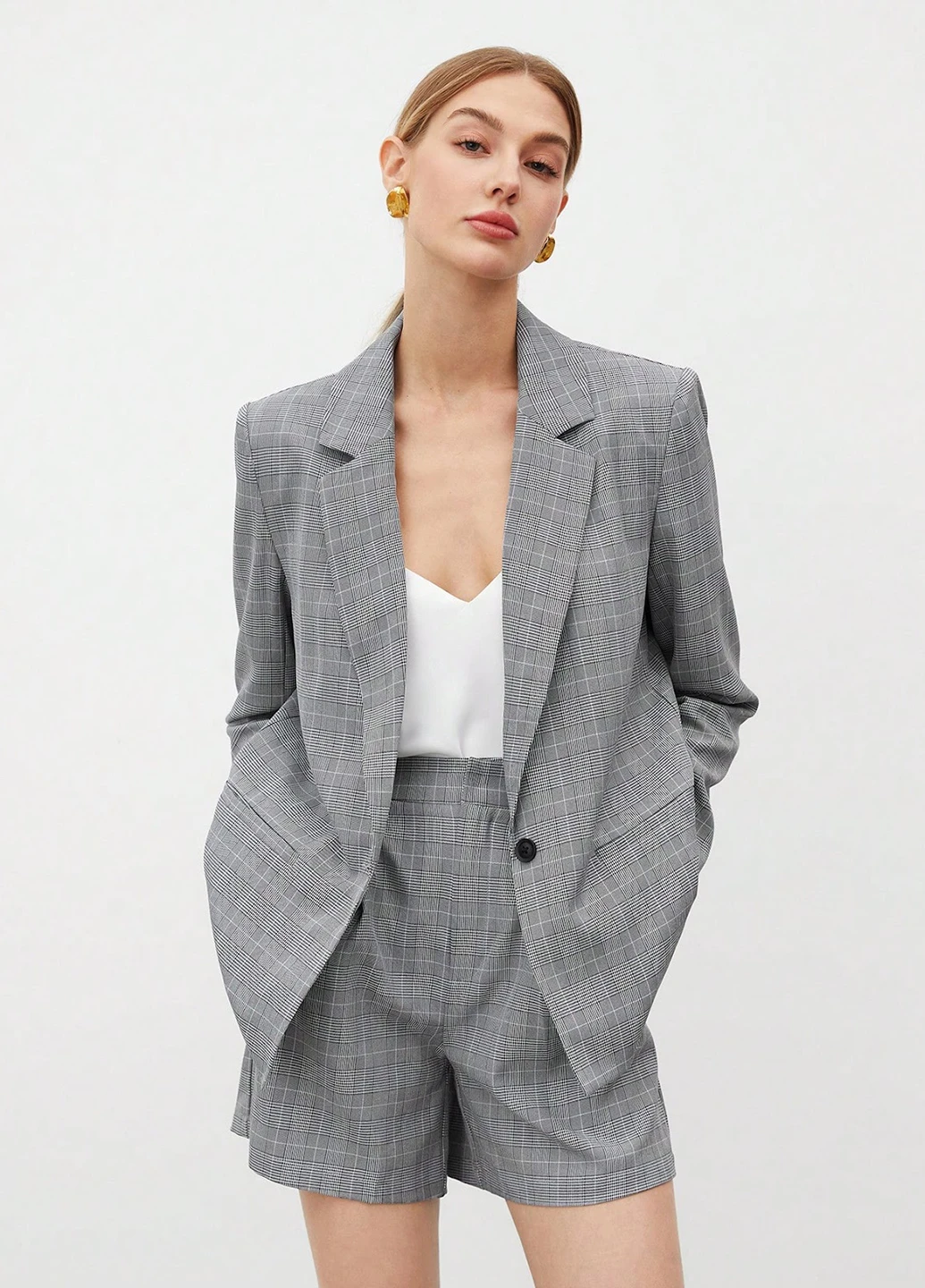 Костюм (жакет, шорты) SHEIN (323638854)