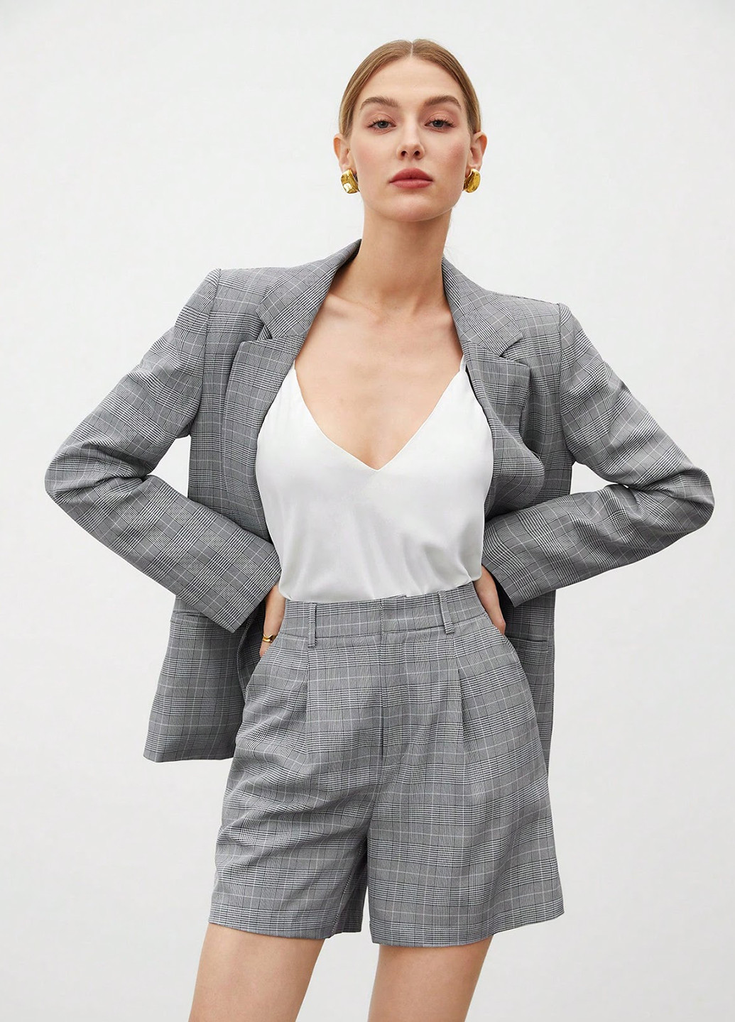 Костюм (жакет, шорты) SHEIN (323638854)