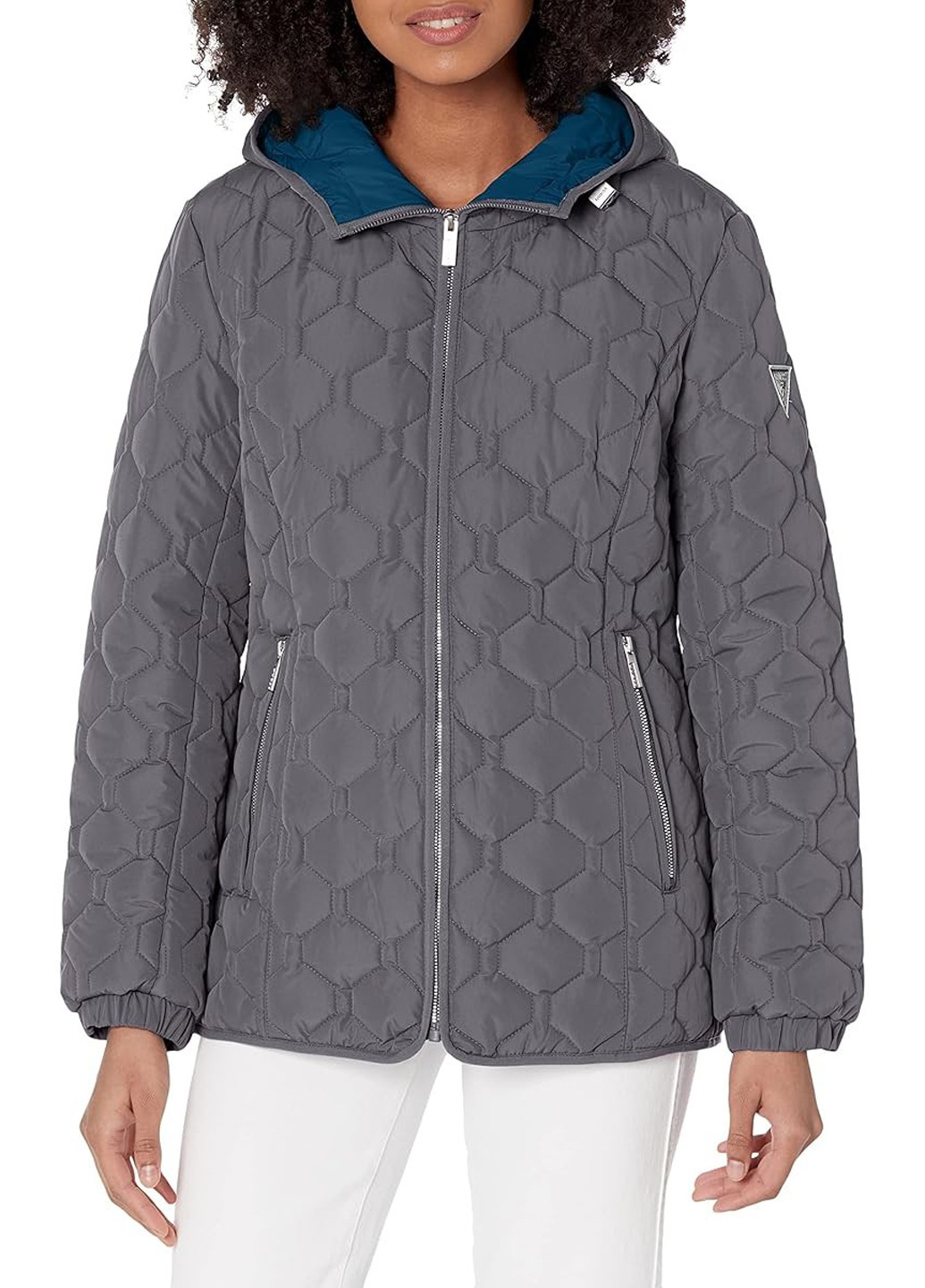 Серая демисезонная куртка Guess