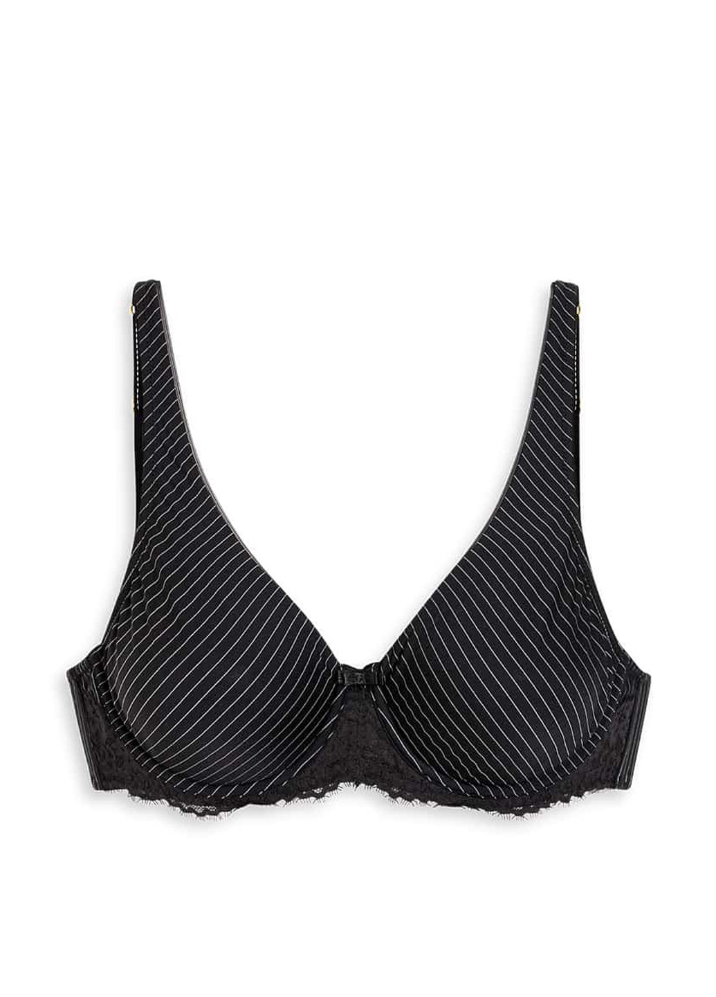 Чёрный минимайзер бюстгальтер C&A с косточками полиамид