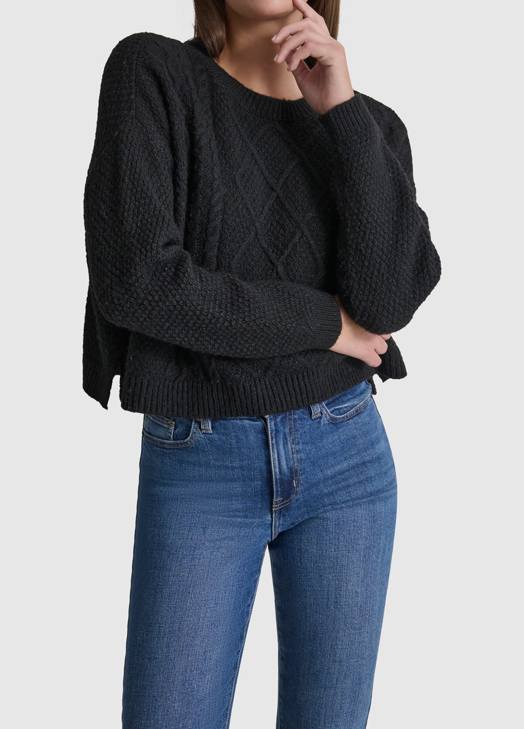 Чорний демісезонний джемпер джемпер DKNY