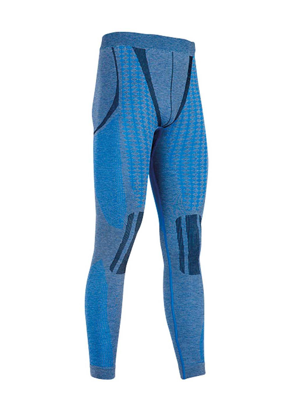 Комплект термобілизни Hanna Style геометричний синій спортивний вовна, поліамід