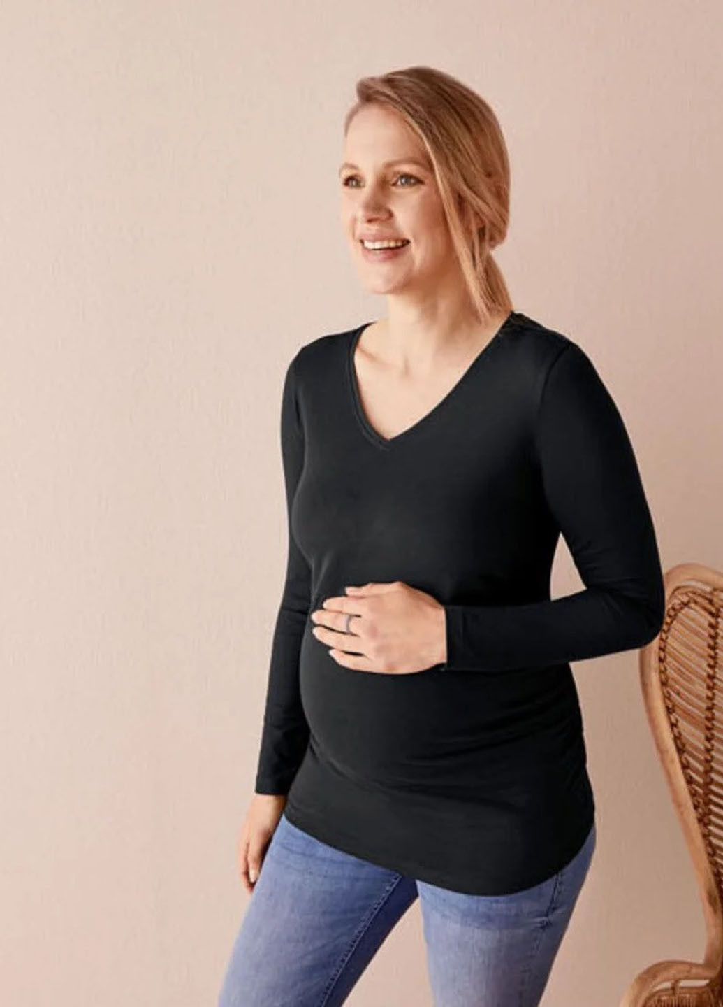 Лонгслив для беременных Esmara (347160225)