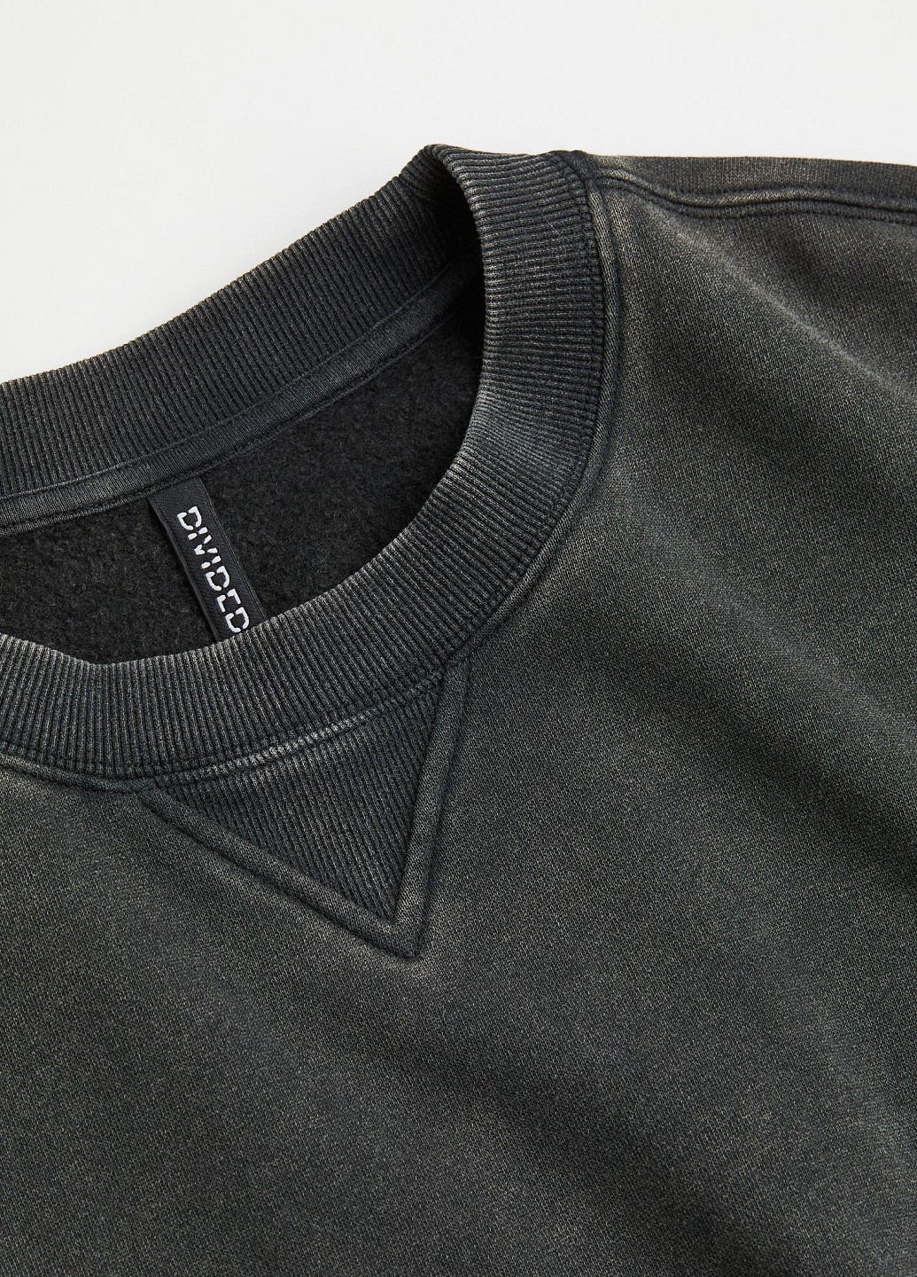Свитшот H&M - крой надпись черный кэжуал - (254974291)