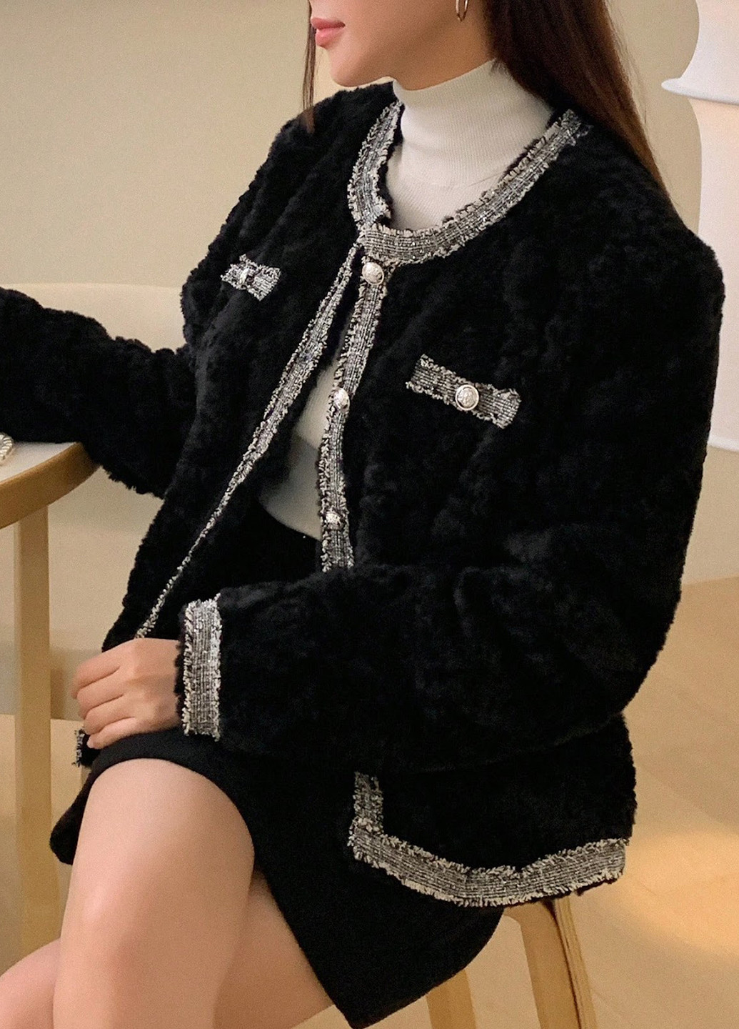 Полушубок SHEIN (329522617)