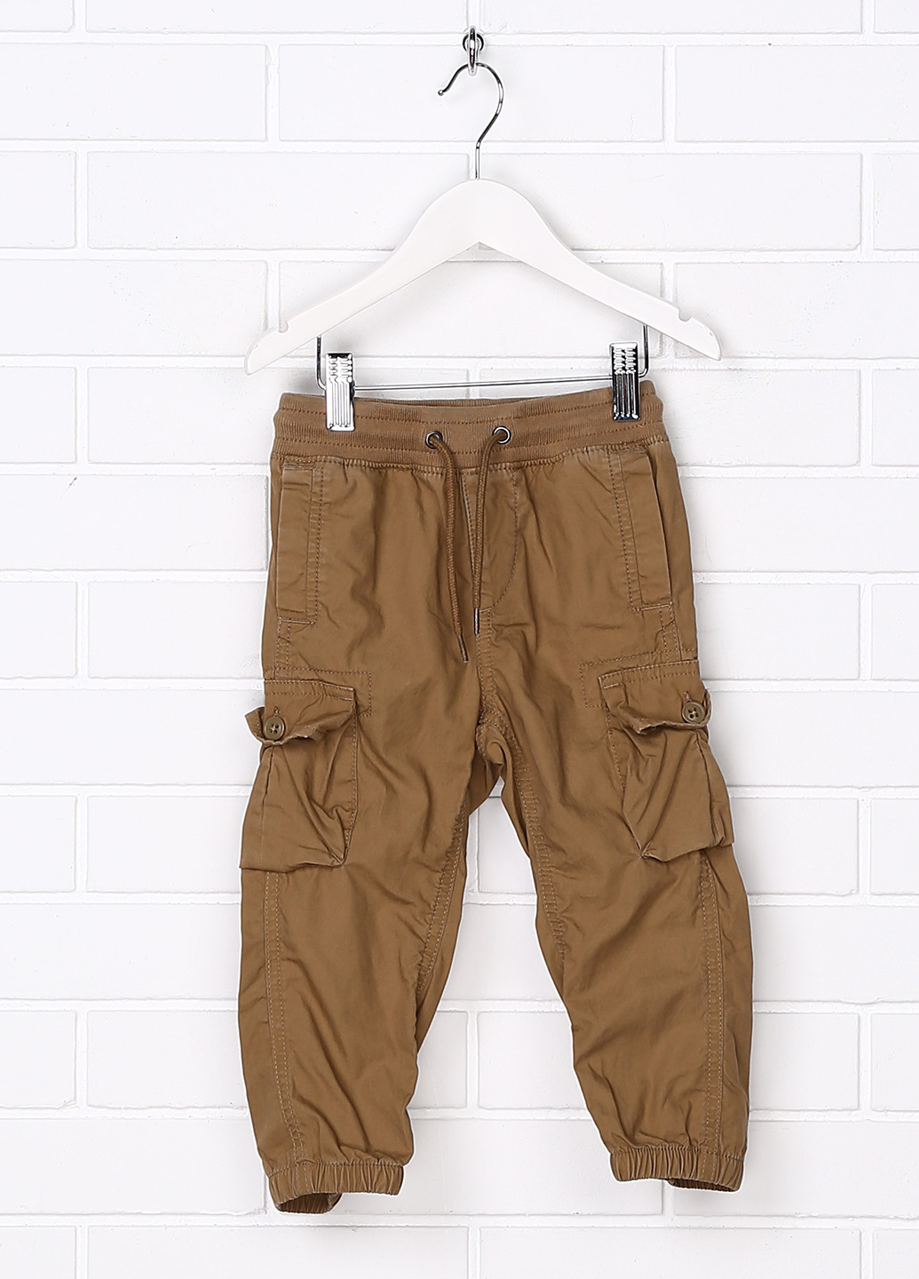 Светло-коричневые кэжуал демисезонные брюки карго Gap