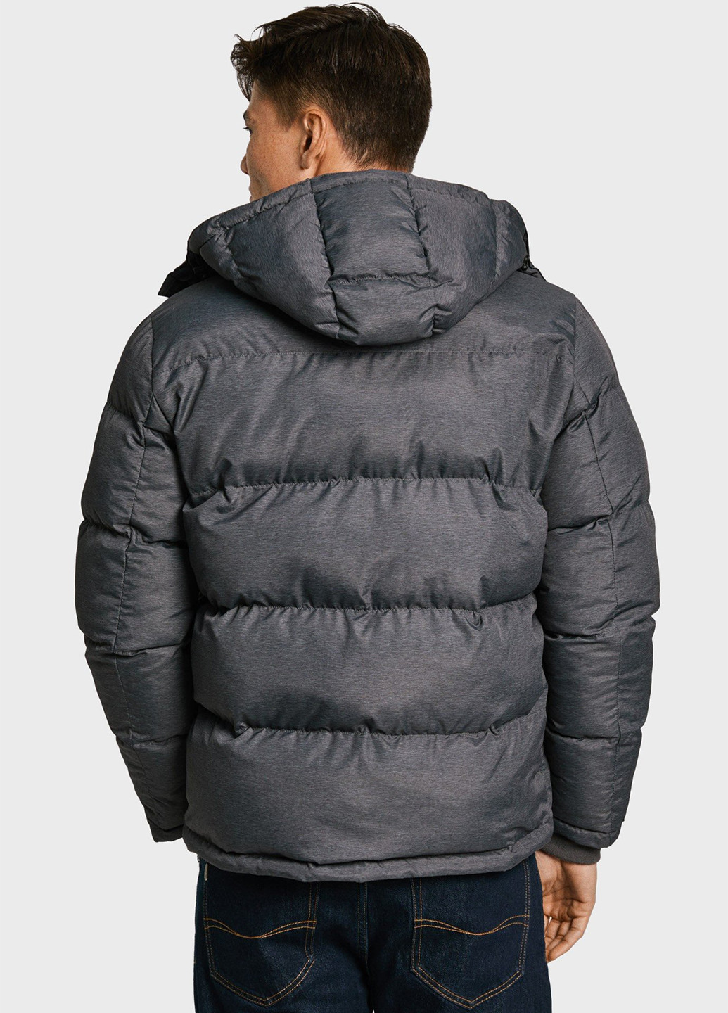 Серая зимняя куртка Pepe Jeans