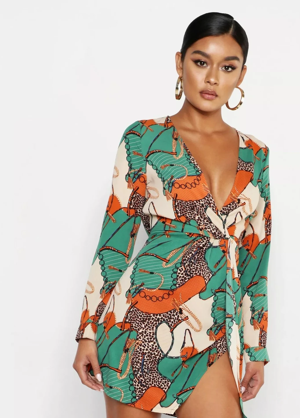 Зелена сукня Boohoo