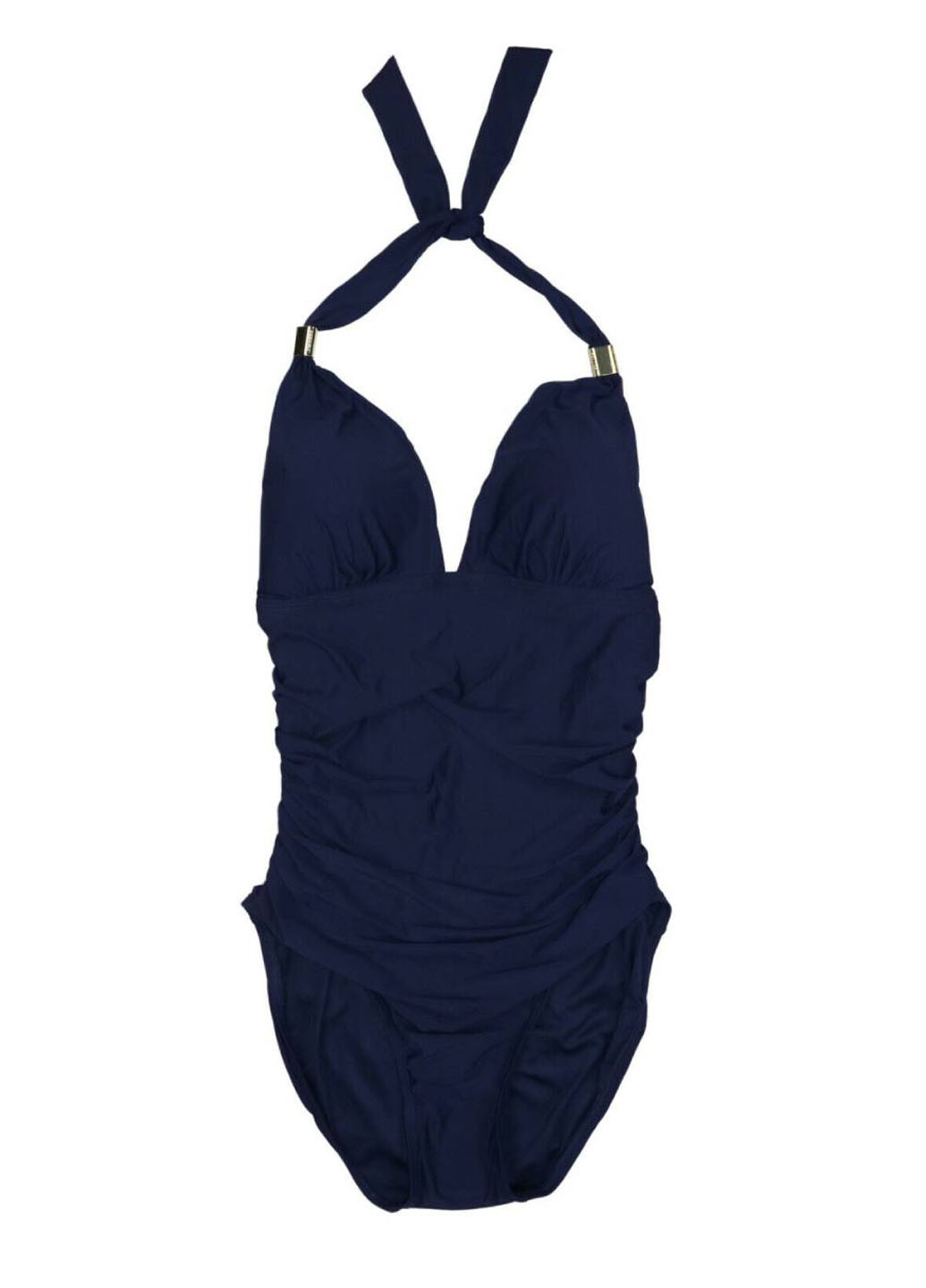 Темно-синій літній купальник суцільний, халтер Calvin Klein