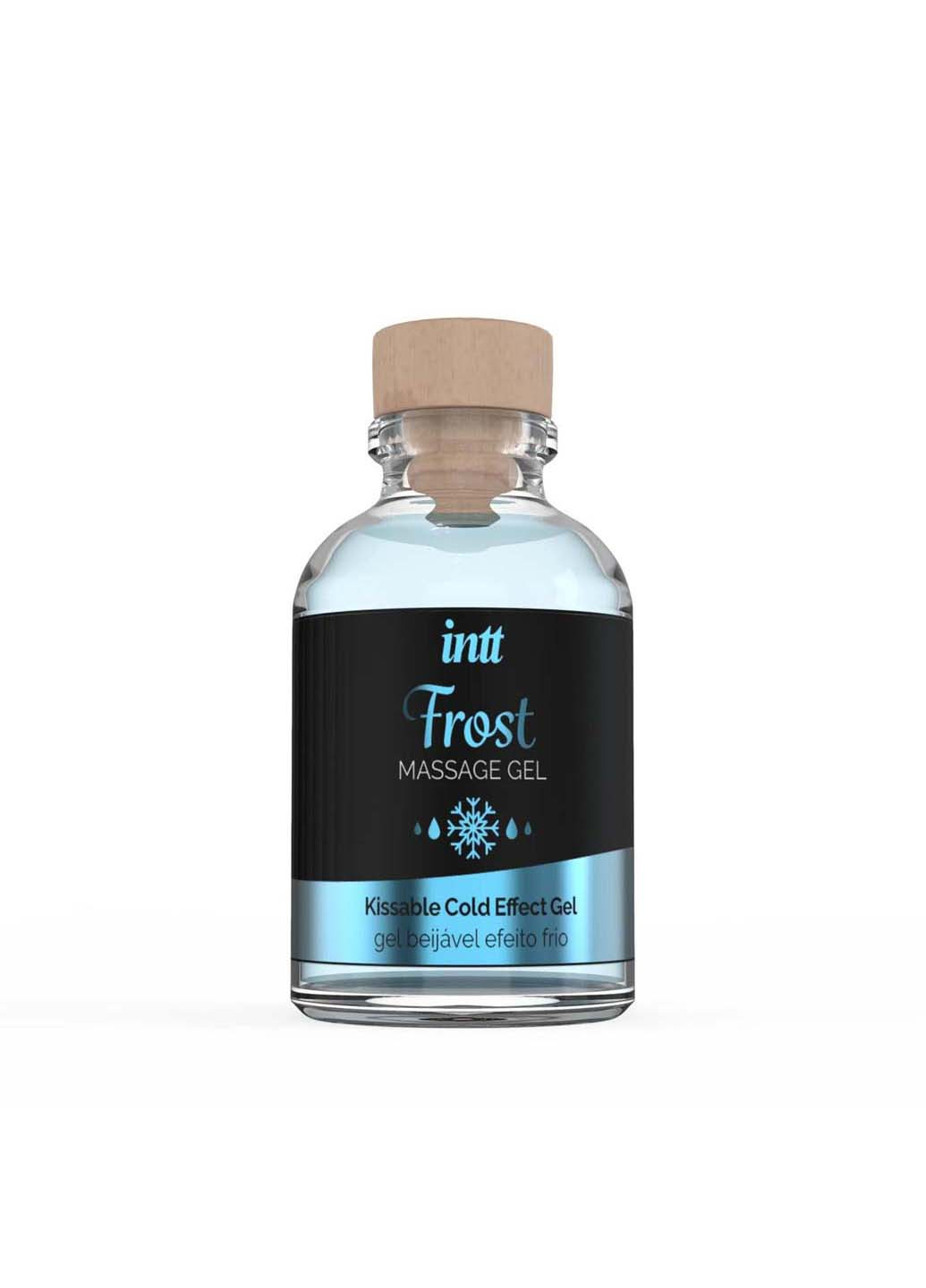 Массажный гель с мятным вкусом Frost 30 мл Intt (256170715)