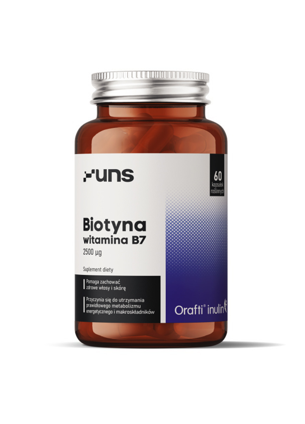 Биотин для волос Biotyna 2500 - 60caps UNS Vitamins (239155064)