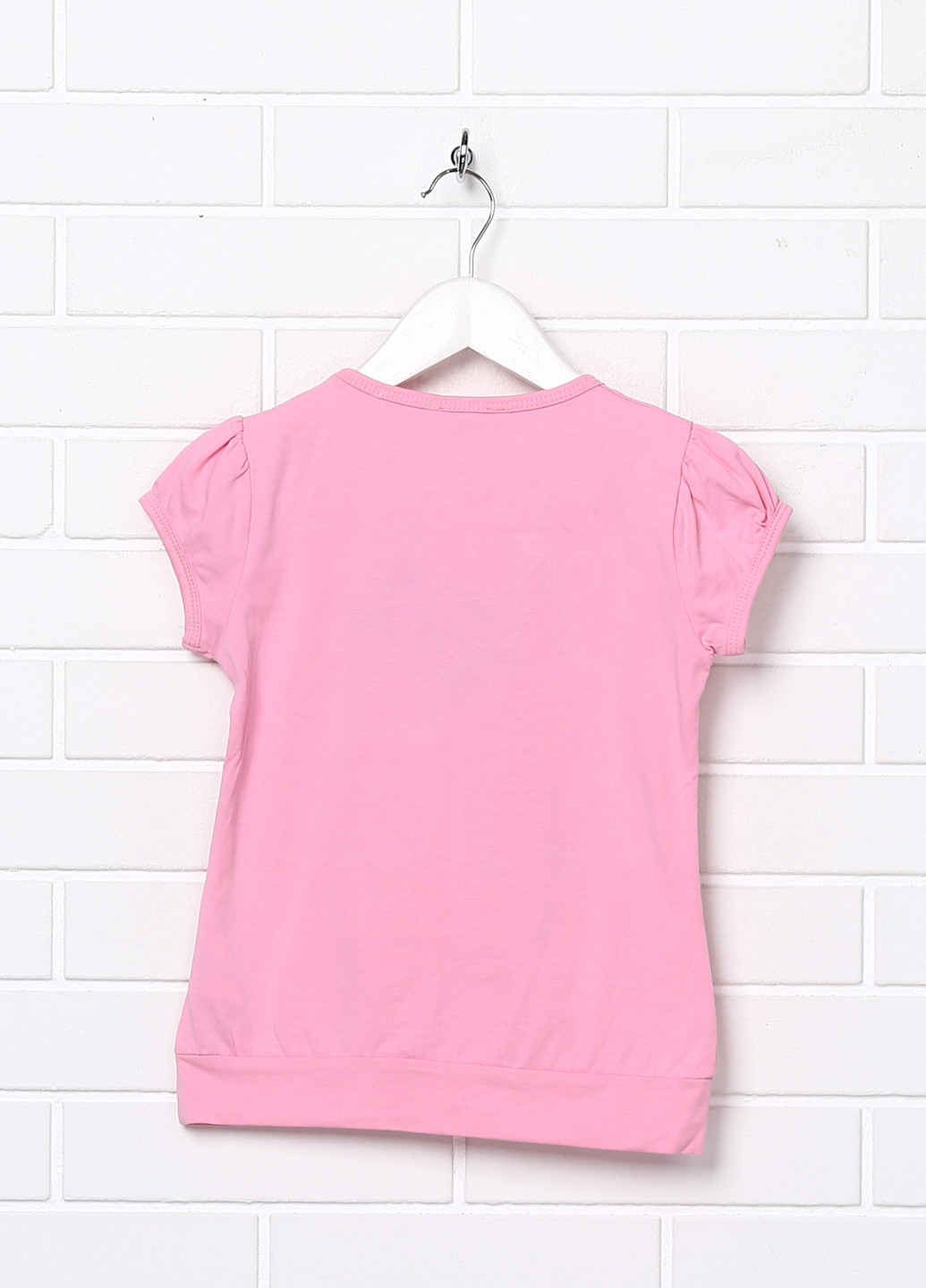 Рожева літня футболка з коротким рукавом Acar