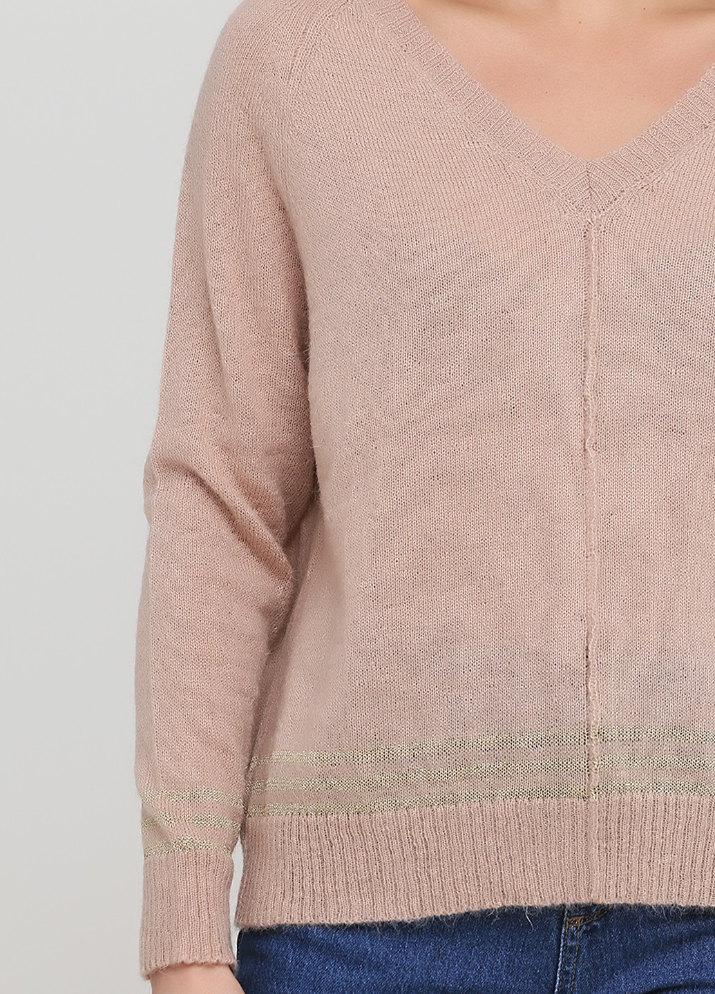 Світло-рожевий демісезонний пуловер пуловер La Fee Maraboutee