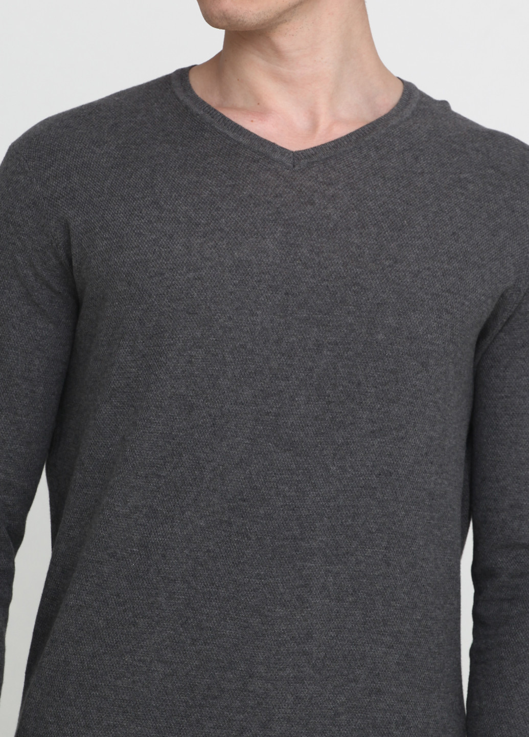 Грифельно-серый демисезонный пуловер пуловер Springfield
