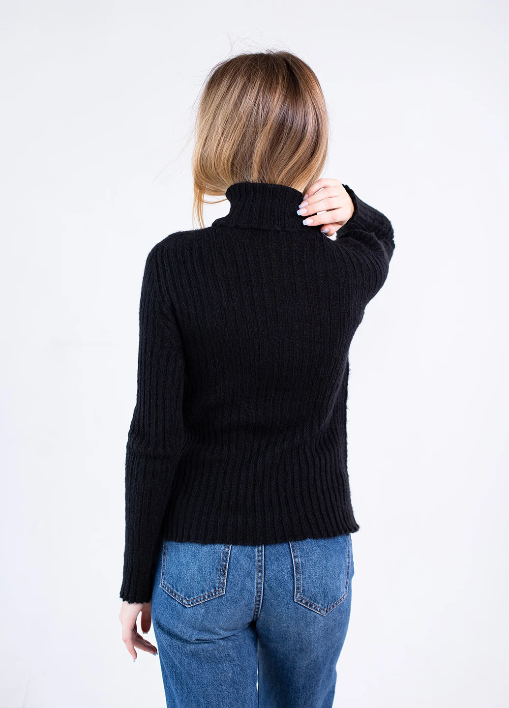 Чорний демісезонний гольф Simple Wear