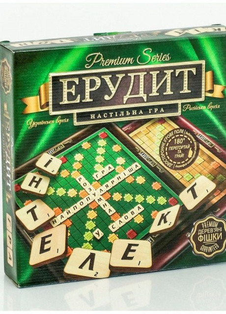 Настільна гра Ерудит, дерев'яна Danko Toys (253991494)