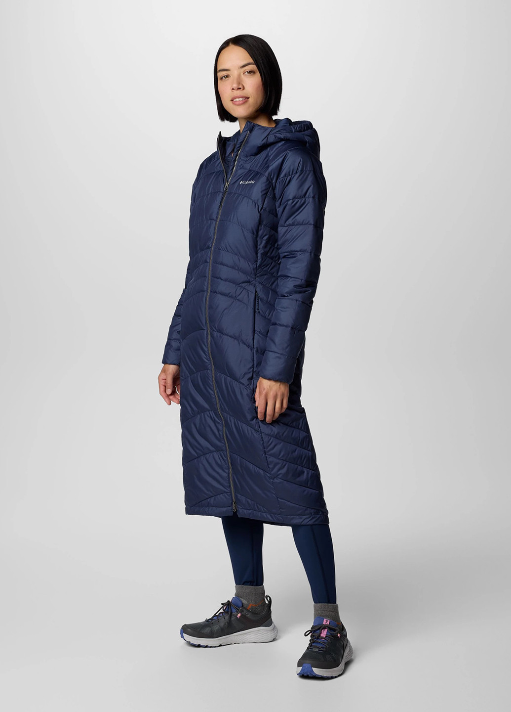 Темно-синяя демисезонная куртка Columbia