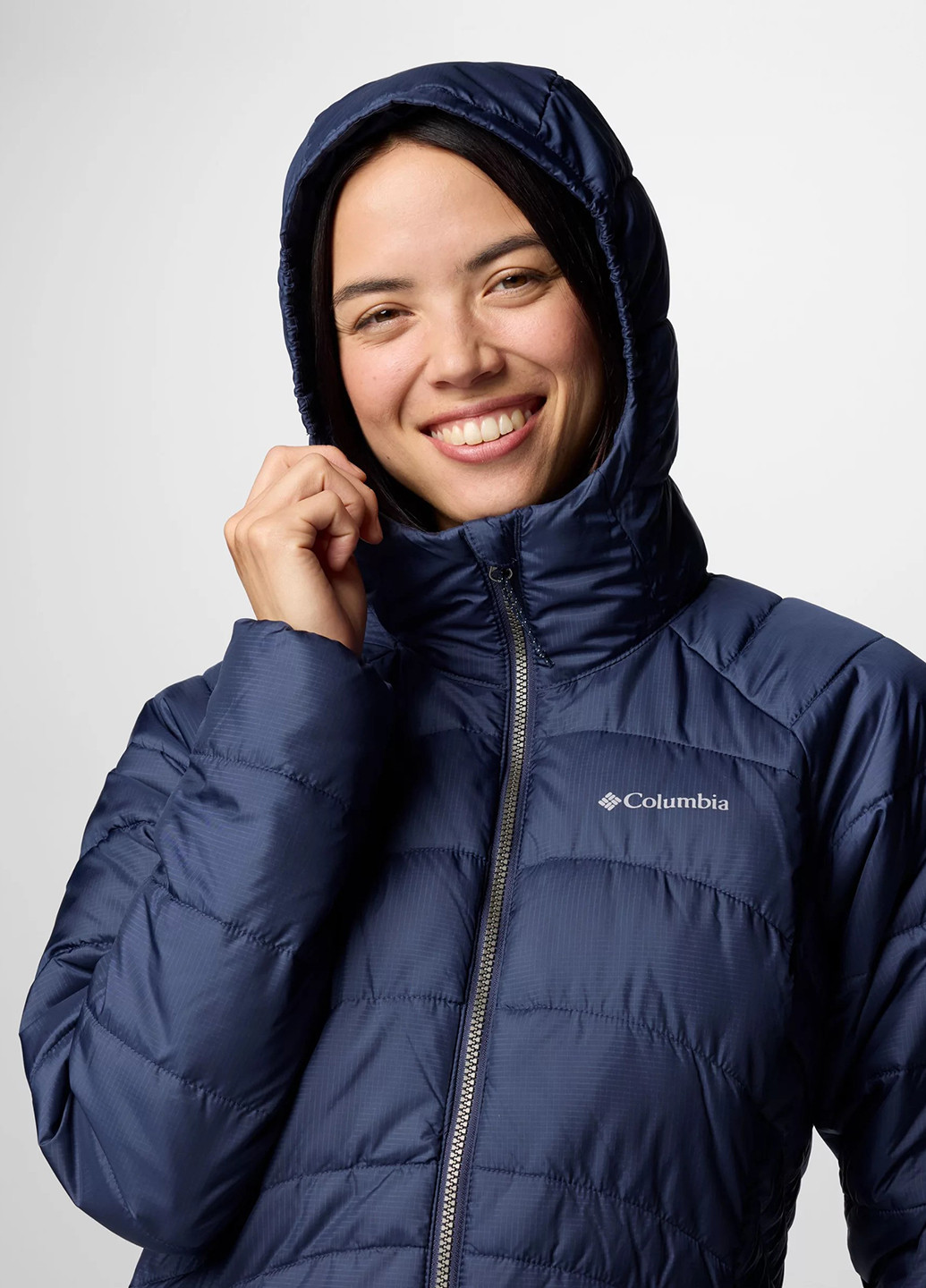 Темно-синяя демисезонная куртка Columbia