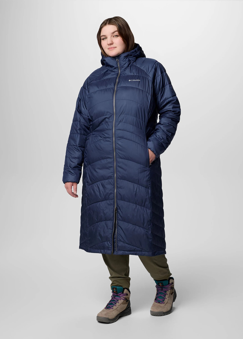 Темно-синяя демисезонная куртка Columbia