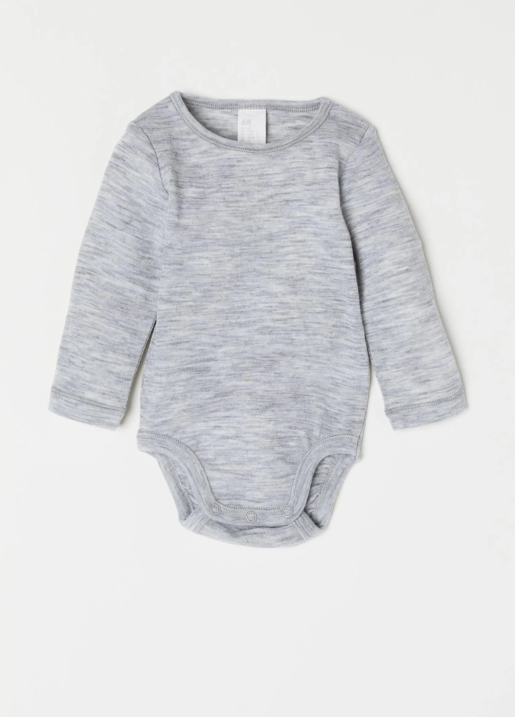 Боді,сірий меланж, H&M (254866139)