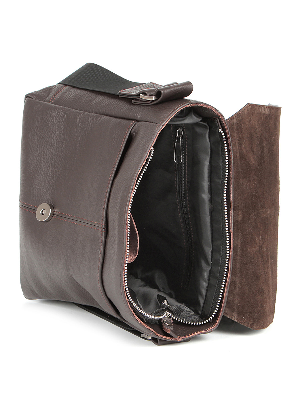 Мужская кожаная сумка 21х23х8 см Shvigel (252127224)