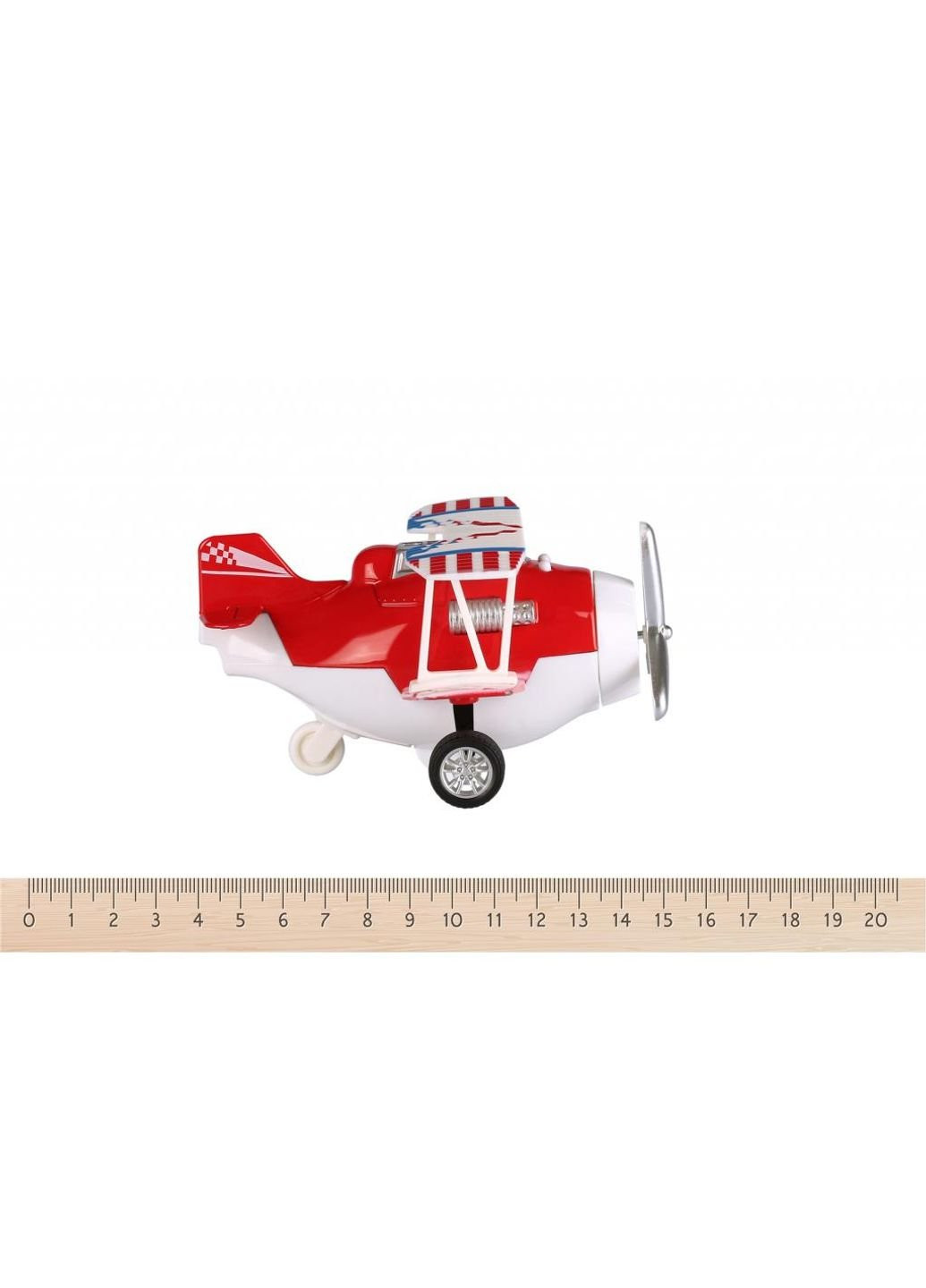 Спецтехника Самолет металический инерционный Aircraft красный со светом (SY8012Ut-3) Same Toy (254071952)