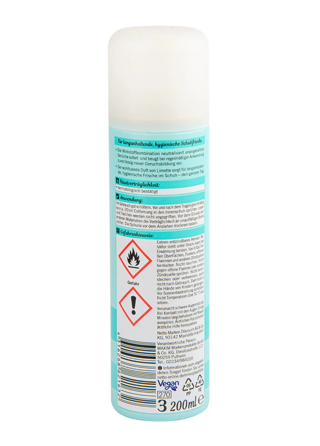 Дезодорант для ніг 200 мл Pure&Basic (251171818)