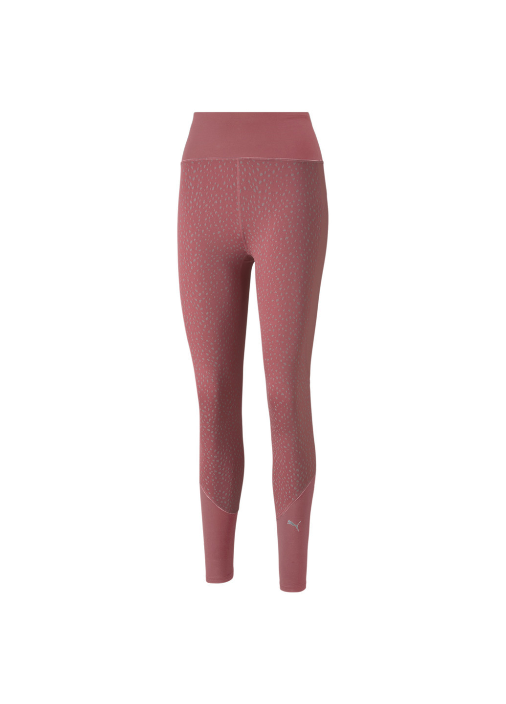 Розовые демисезонные легинсы high waist full-length women's running leggings Puma