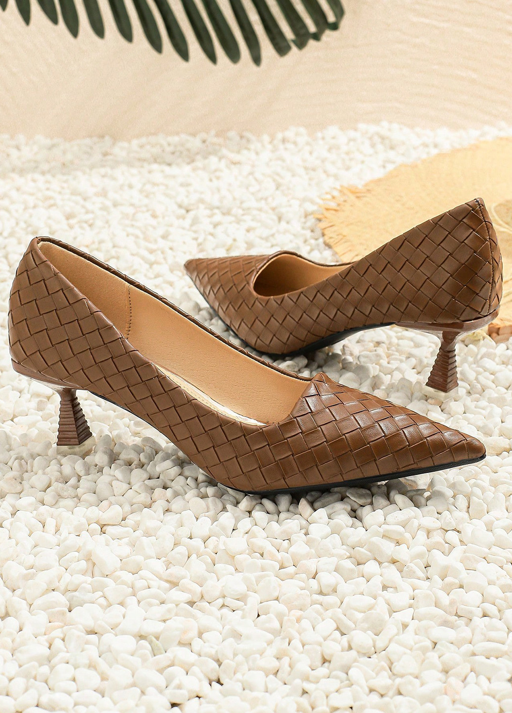 SHEIN Туфлі туфлі-човники коричневий з штучна шкіра, китай — демісезон (356956835)